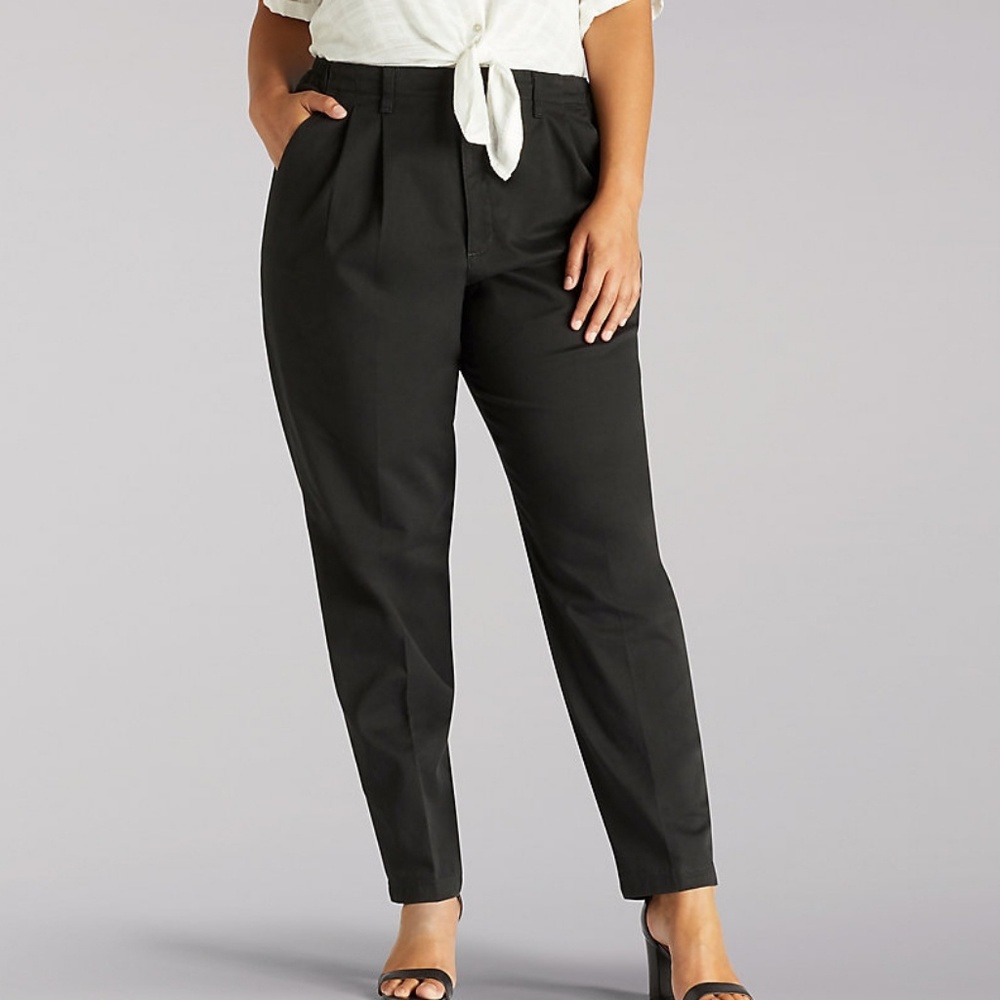 Lee Twill Pants with Side Elastic